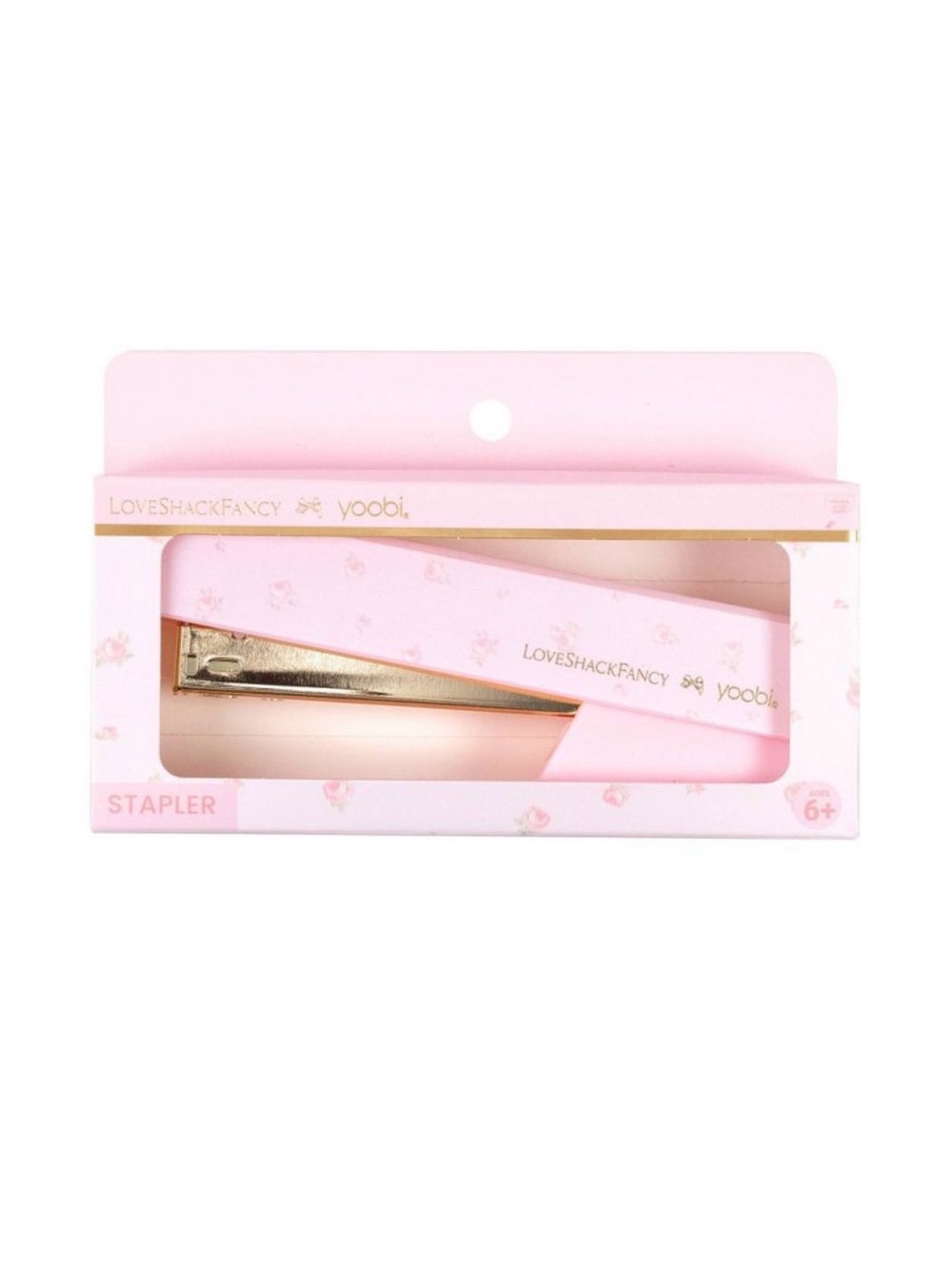 🌸 LOVESHACKFANCY x TARGET | Yoobi Blooming Heirloom Stapler Strawberry Macaroon.